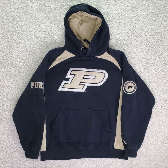 Vintage Purdue Big Logo Hoodie 90s  MediumVintage Purdue Big Logo Hoodie 90s - Picture 1 of 6